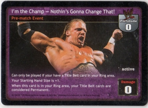 Im the Champ - Nothins Gonna Change That!